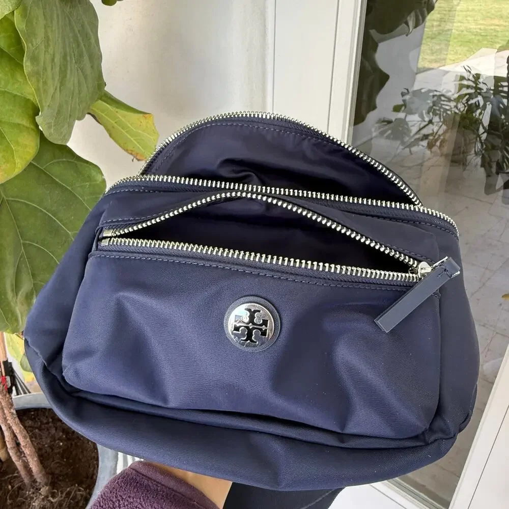 Best Price‼️Tory Burch Nylon Belt Bag 170436 Tory Navy Lightweight